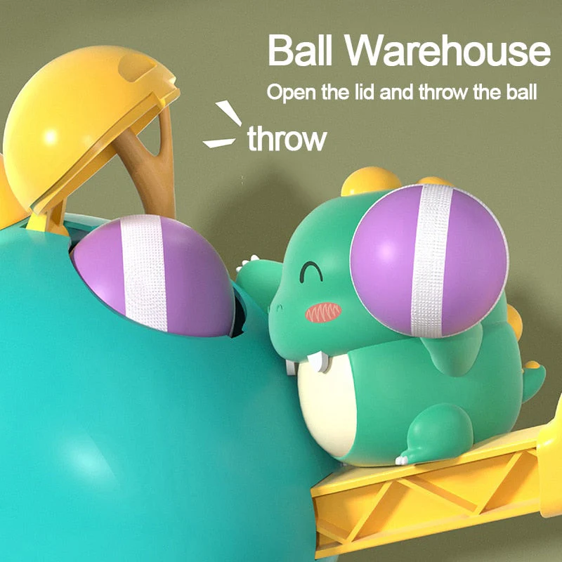 Cute Dinosaur Sticky Ball Dart Toy Set - Image 4