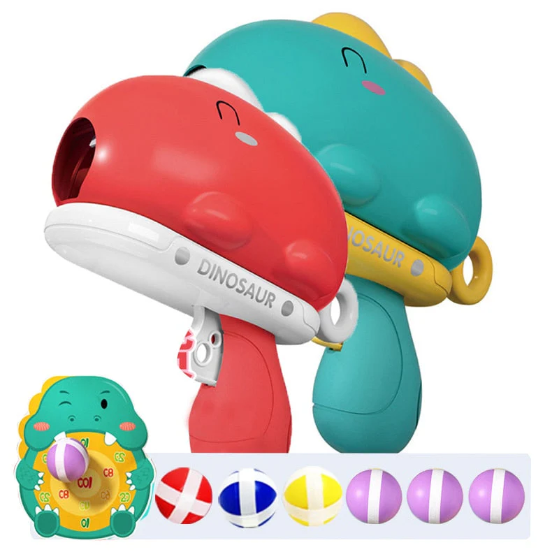 Cute Dinosaur Sticky Ball Dart Toy Set - Image 9