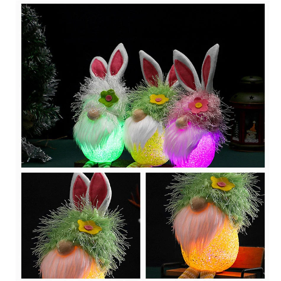 Cute Easter Plush Glow Doll Toy - Image 2