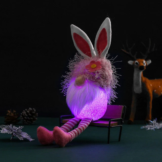Cute Easter Plush Glow Doll Toy - Image 6