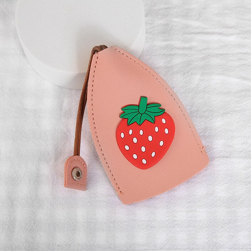Cute Fruits Leather Key Holder - Image 18