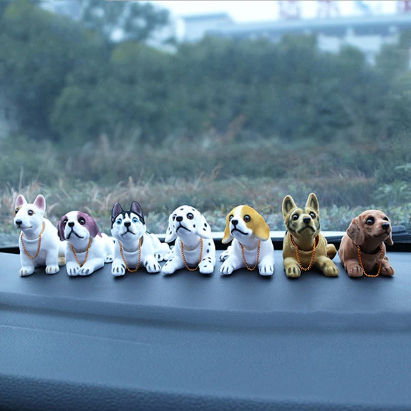 Cute Head Shaking Dogs Car Decor - Image 4