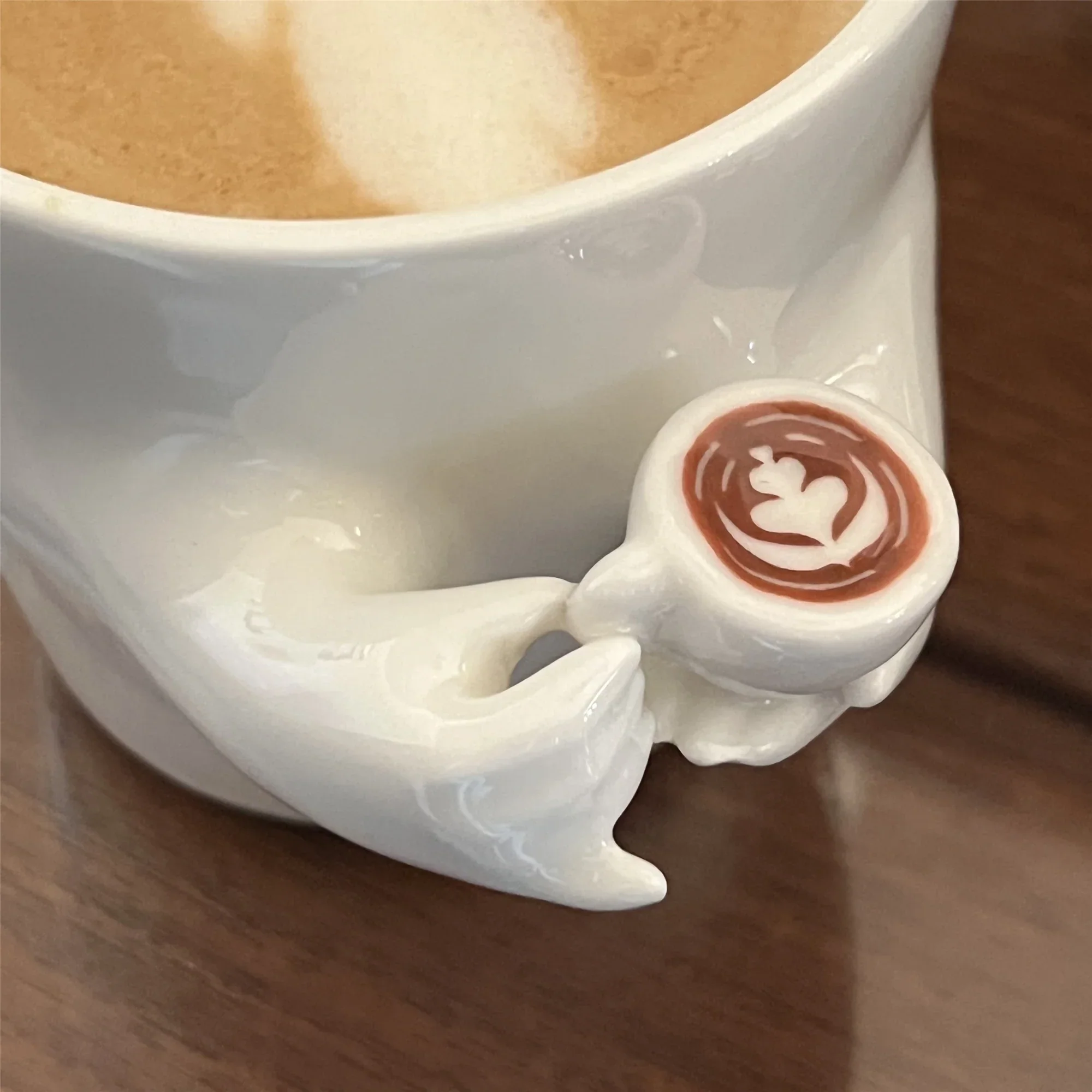 Cute Mug-in-Mug Korean Style Coffee Cup - Image 6