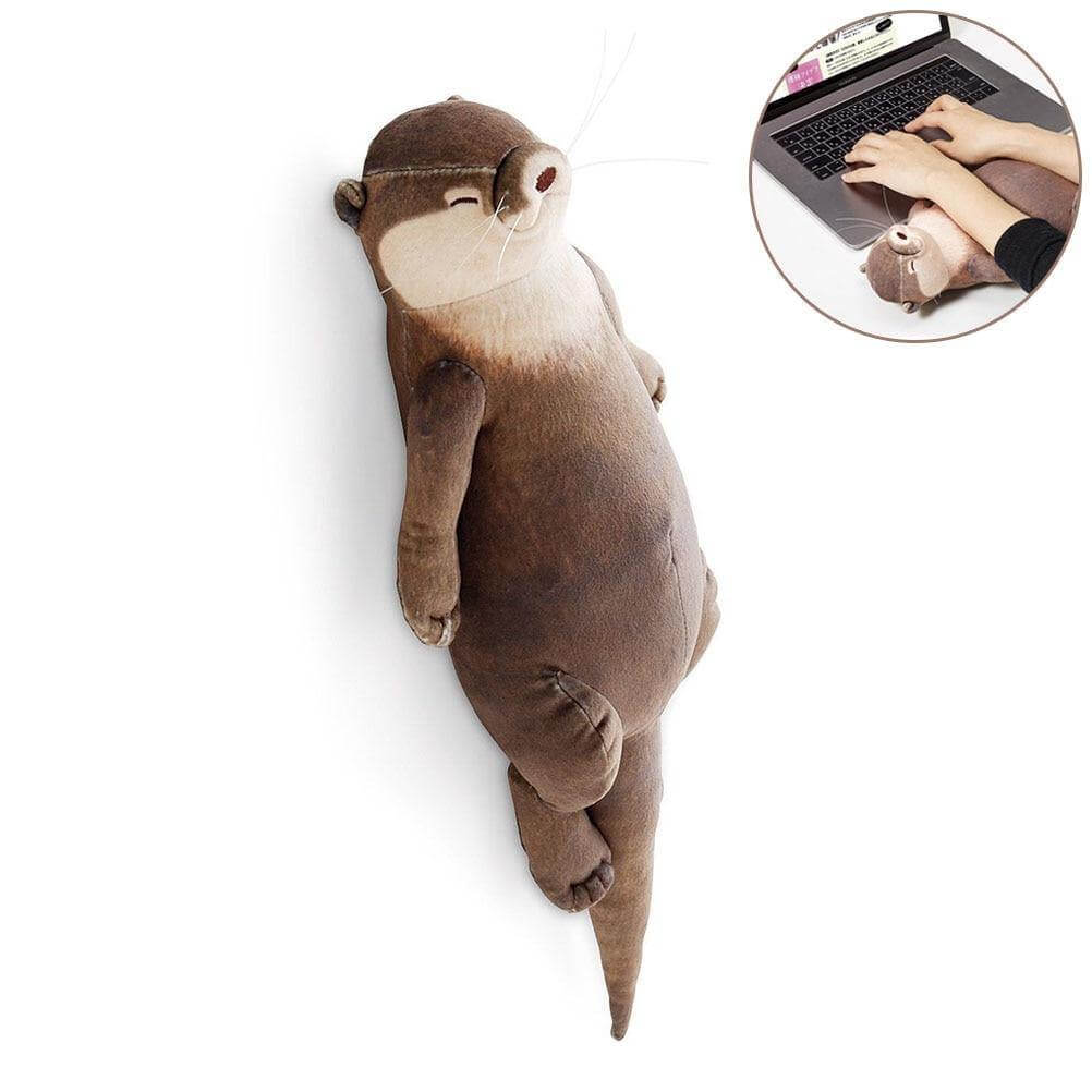 Cute Otter Stuffed Pencil Case Wrist Plush Pillow - Image 2