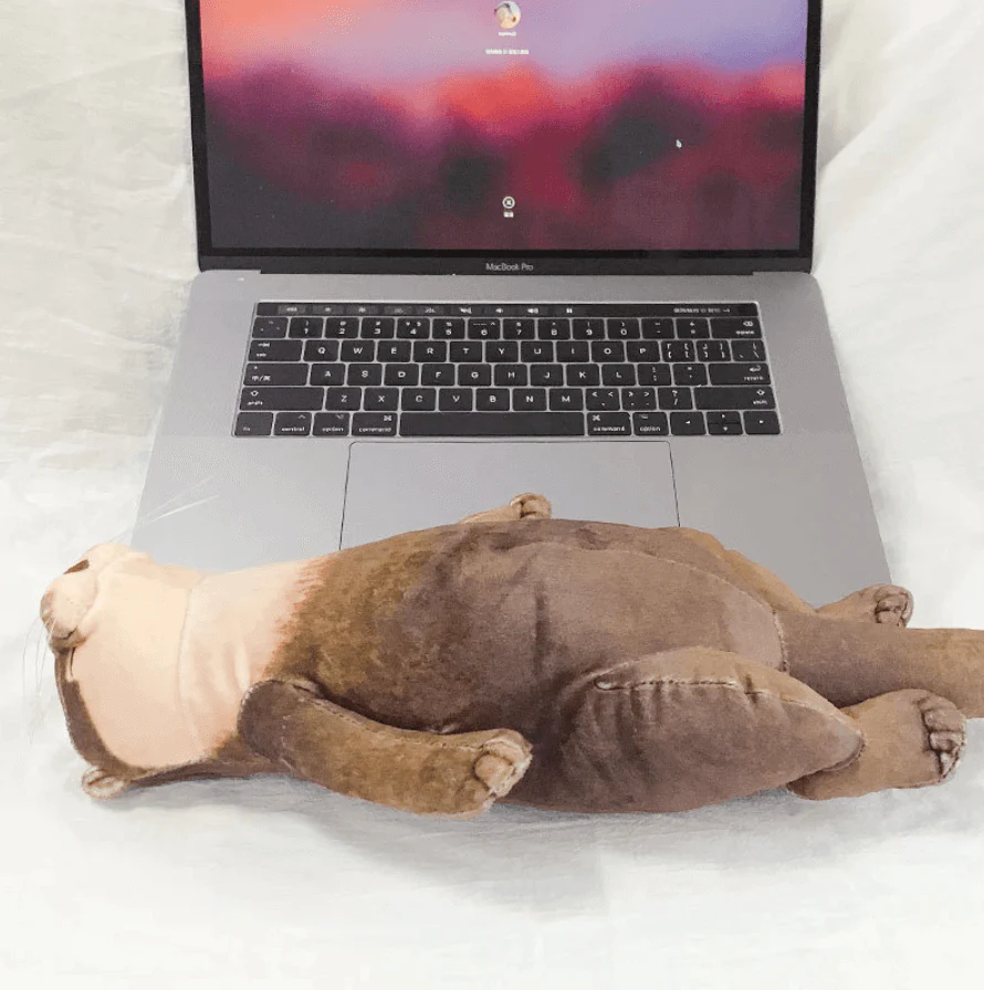 Cute Otter Stuffed Pencil Case Wrist Plush Pillow - Image 4