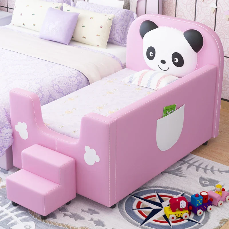 Cute Panda Easy Access Bedside Toddler Bed - Image 2