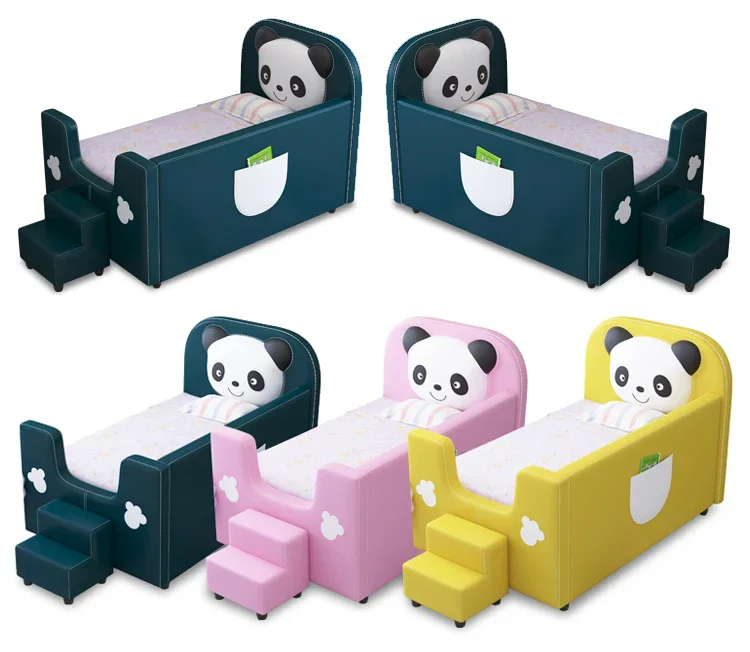 Cute Panda Easy Access Bedside Toddler Bed - Image 5