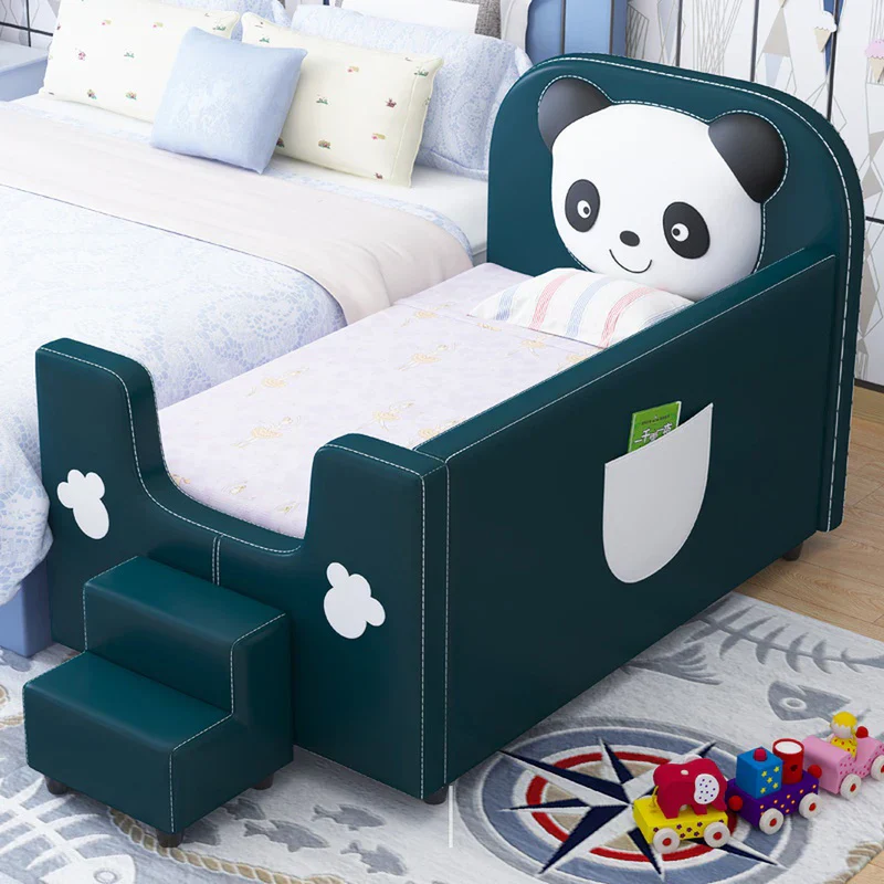 Cute Panda Easy Access Bedside Toddler Bed - Image 6