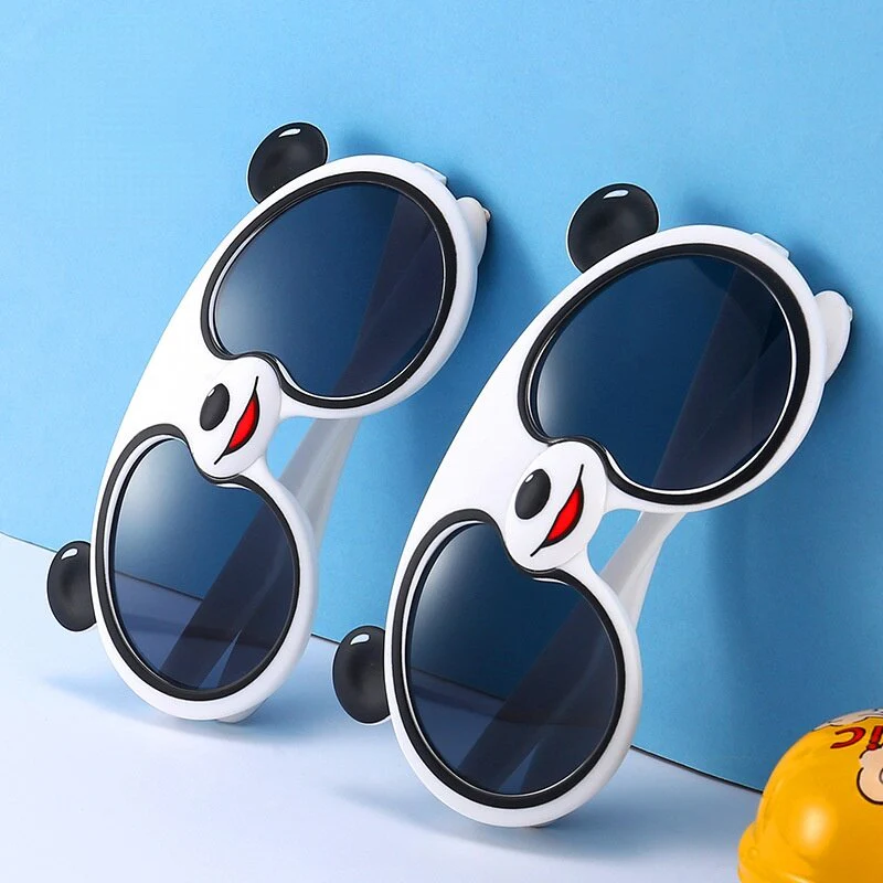 Cute Panda Soft Bracket Kids Sunglasses - Image 2