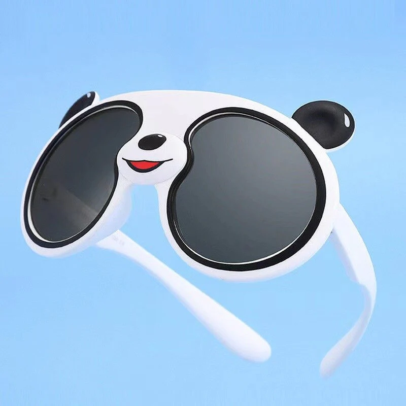 Cute Panda Soft Bracket Kids Sunglasses - Image 4