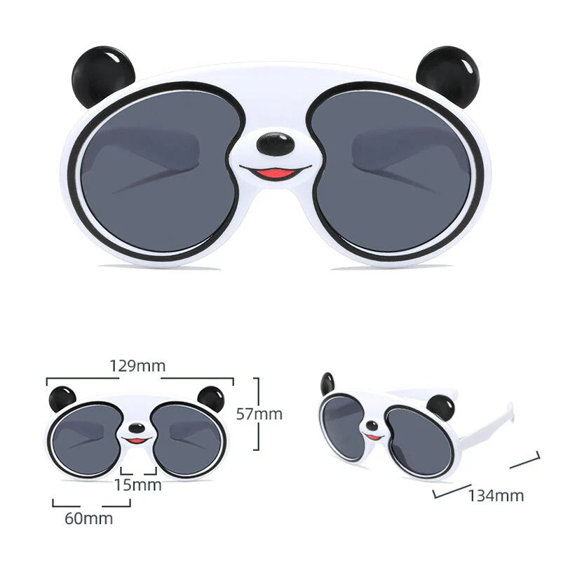 Cute Panda Soft Bracket Kids Sunglasses - Image 6