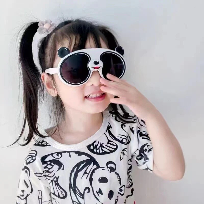 Cute Panda Soft Bracket Kids Sunglasses - Image 8