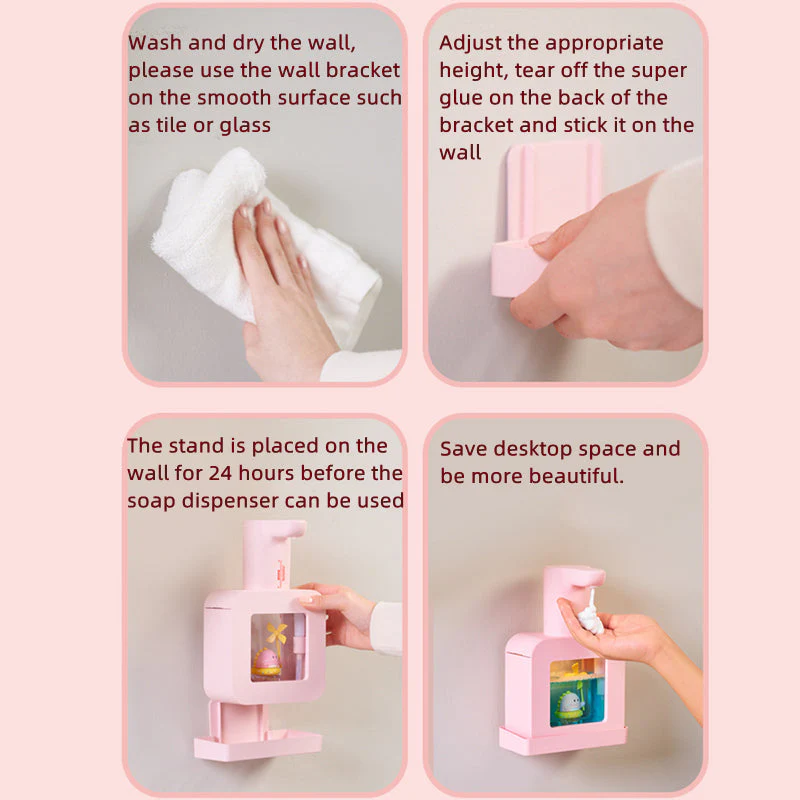 Cute Pet Transparent Automatic Soap Dispenser - Image 5