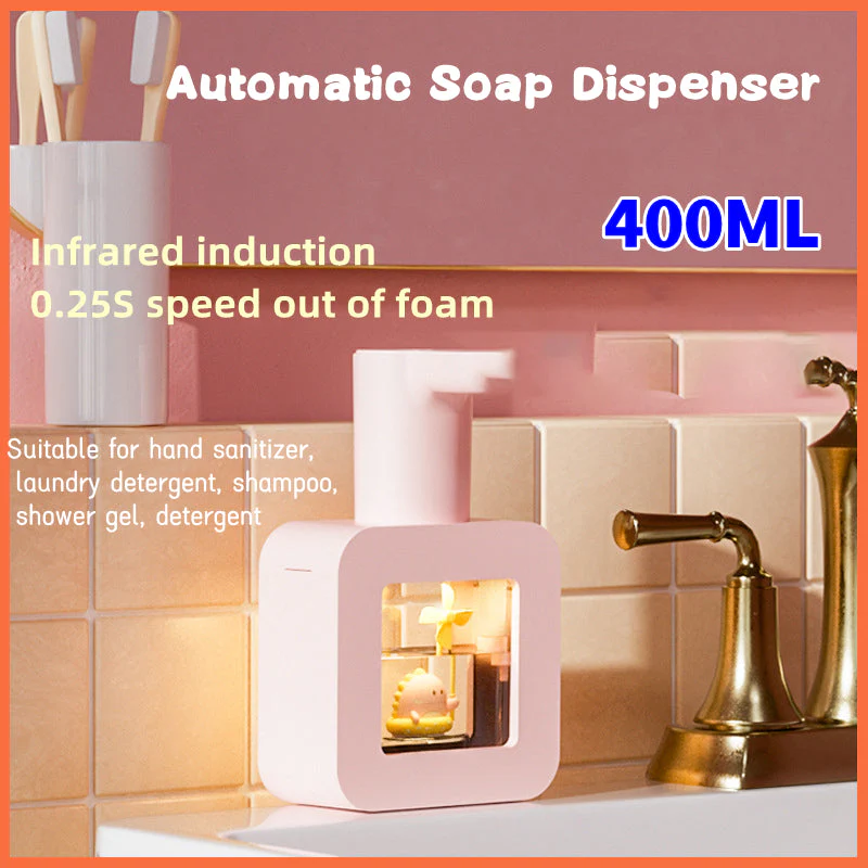 Cute Pet Transparent Automatic Soap Dispenser - Image 7