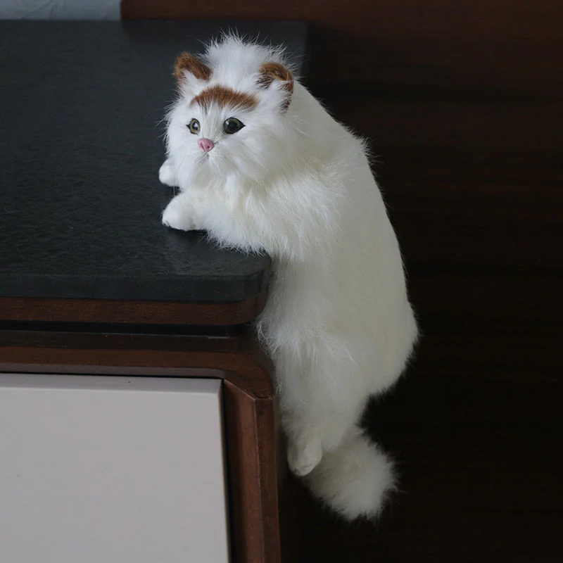 Cute Plush Cat Home Desk Figurine Decor - Image 10