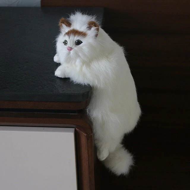 Cute Plush Cat Home Desk Figurine Decor - Image 12
