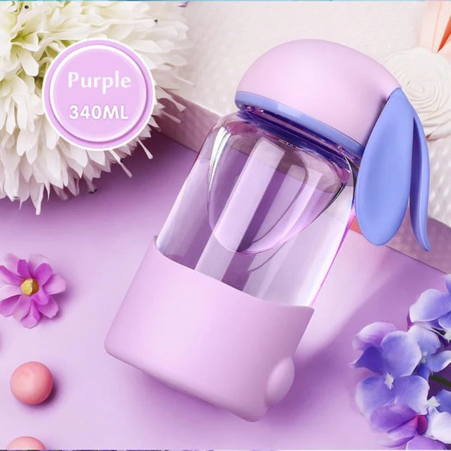 Cute Rabbit Glass Milk Cup for Kids - Image 6