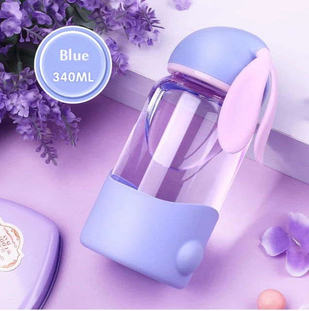 Cute Rabbit Glass Milk Cup for Kids - Image 7