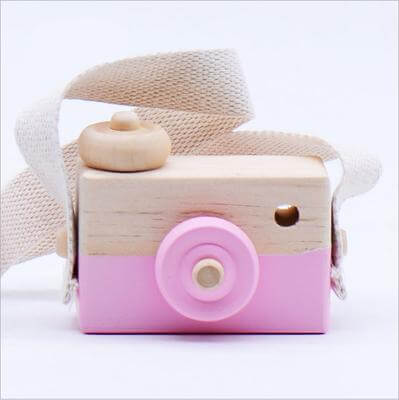 Cute Wooden Camera Hanging Camera - Image 2