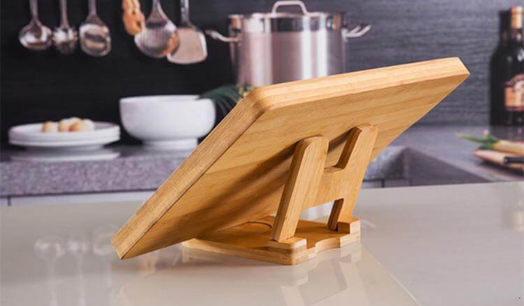 Cutting Board Foldable wooden pot lids holder - Image 4