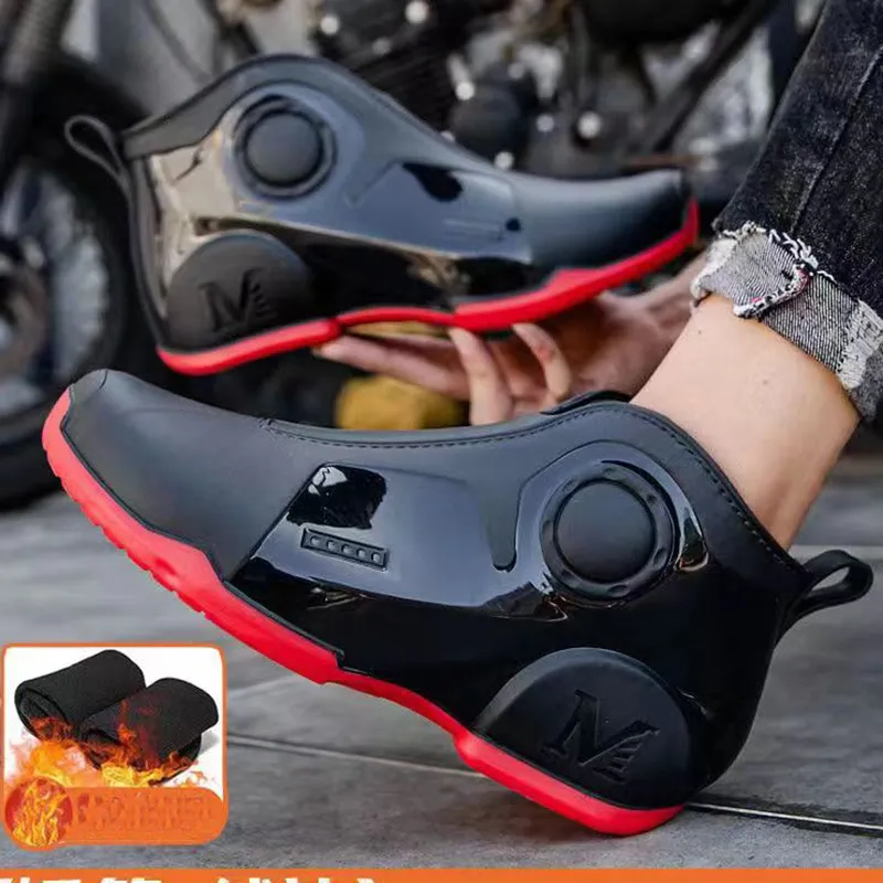 Cyberpunk Anti-Slip Rubber Rain Boots - Image 10