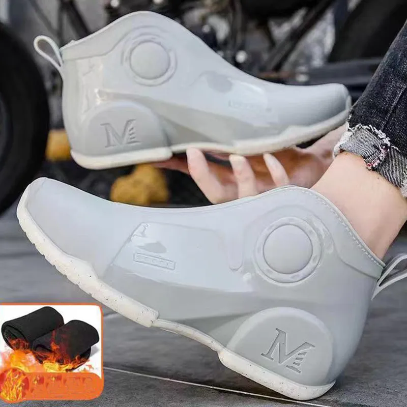 Cyberpunk Anti-Slip Rubber Rain Boots - Image 11