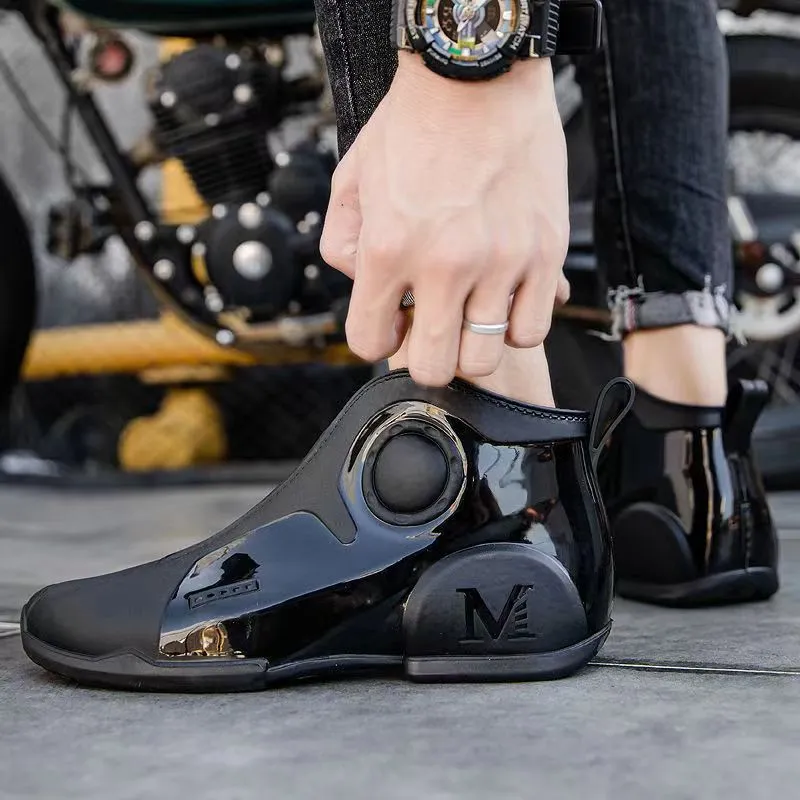 Cyberpunk Anti-Slip Rubber Rain Boots - Image 2