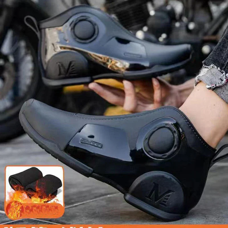 Cyberpunk Anti-Slip Rubber Rain Boots - Image 9