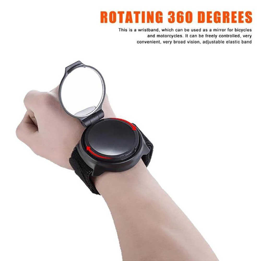 Cycling Wrist Band Back Mirror - Image 4