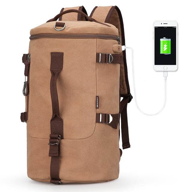 Cylinder package Multifunctional Male Fashion Backpack - Image 8