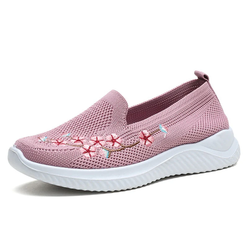 Daily Walk Lightweight Breathable Floral Sneakers - Image 7