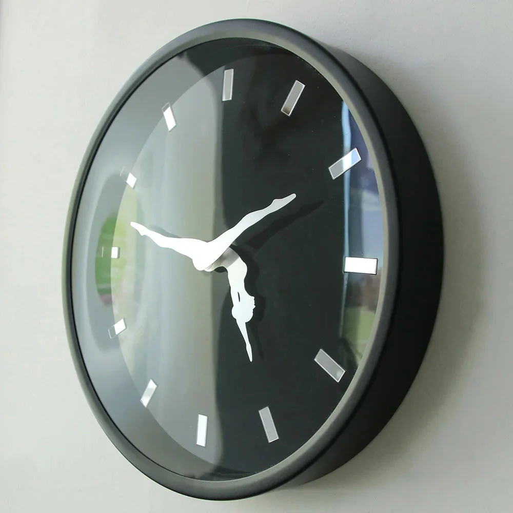 Dancing Ballerina Artsy Modern Wall Clock - Image 4