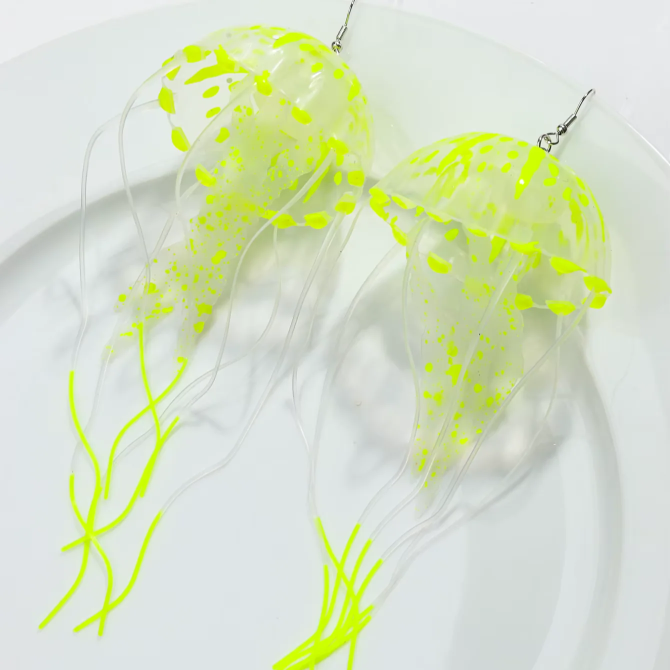 Dancing Jellyfish Long Tassel Earrings - Image 11