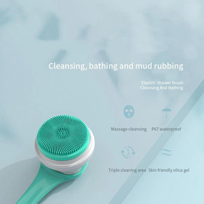 Deep Clean Long Handle Electric Shower Brush - Image 6
