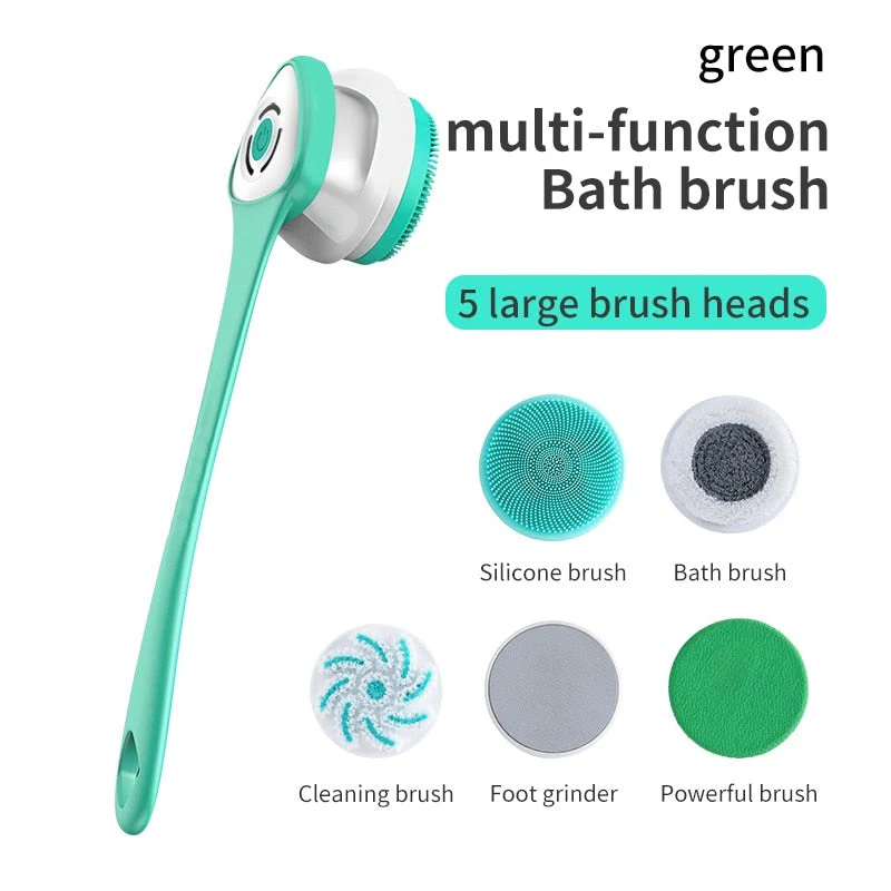 Deep Clean Long Handle Electric Shower Brush - Image 7