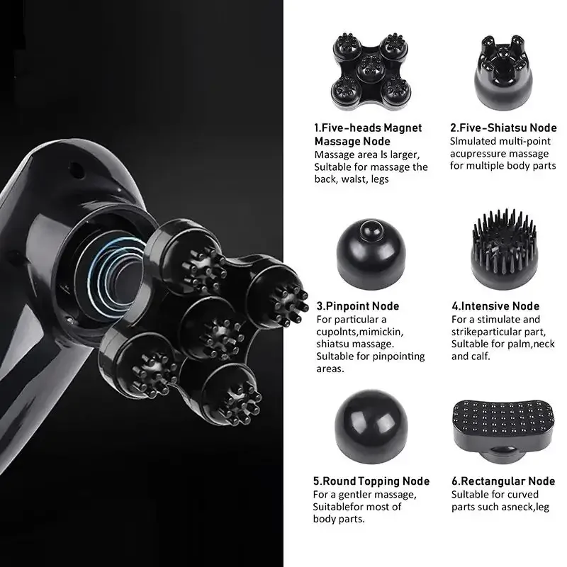 Deep Muscle Relax Rechargeable Hand Held Massager - Image 6