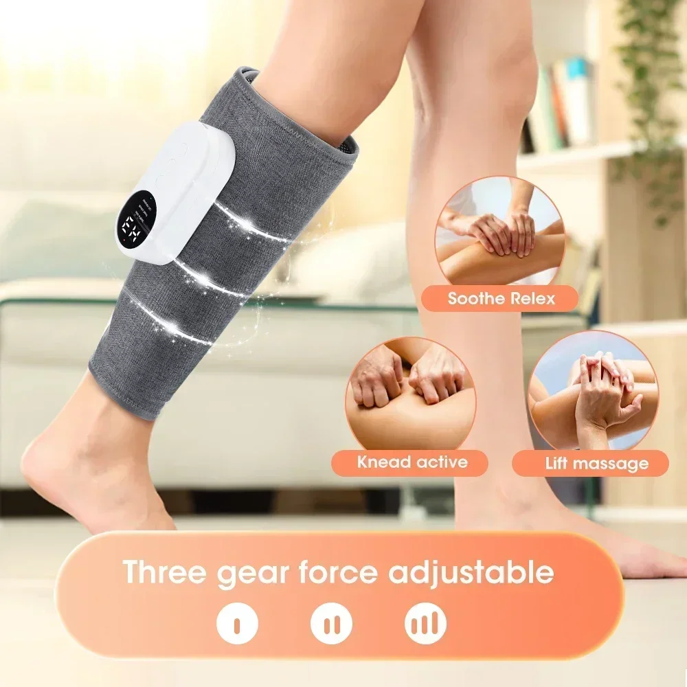 Deep Tissue Infrared Heat Compression Electric Leg Muscle Therapy Massager - Image 3