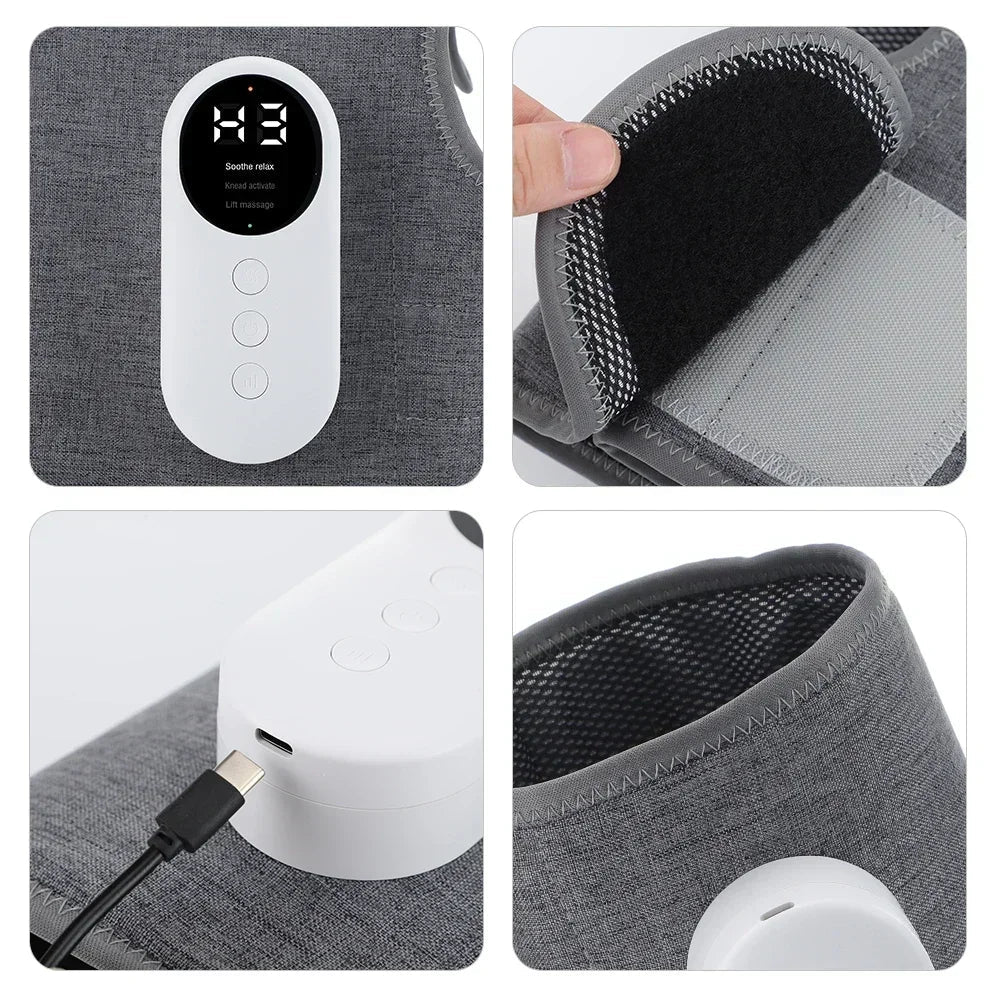 Deep Tissue Infrared Heat Compression Electric Leg Muscle Therapy Massager - Image 4