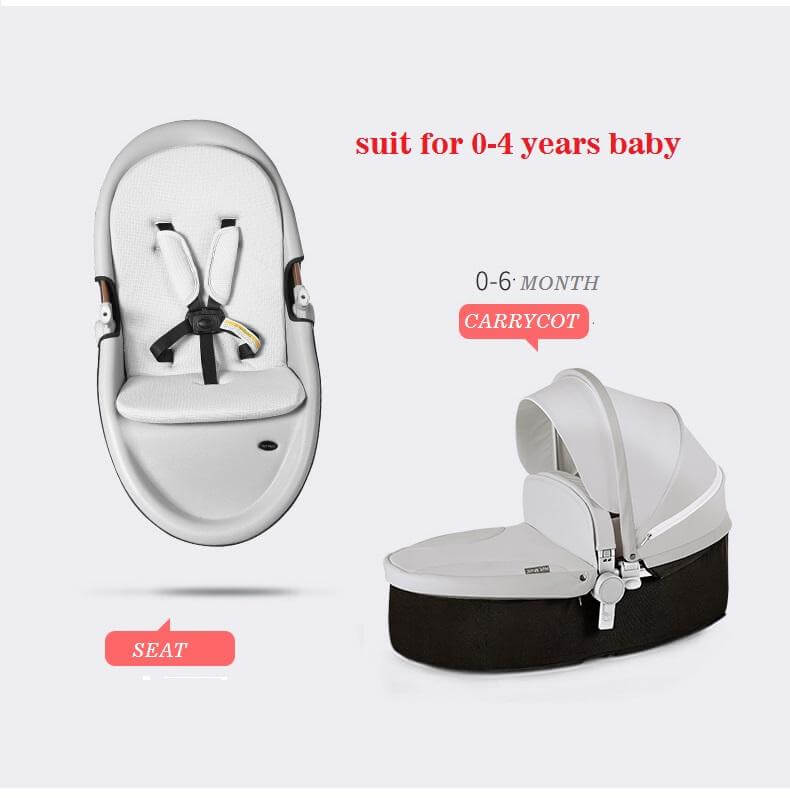 Deluxe New High Landscape 360 rotation baby stroller - Image 11