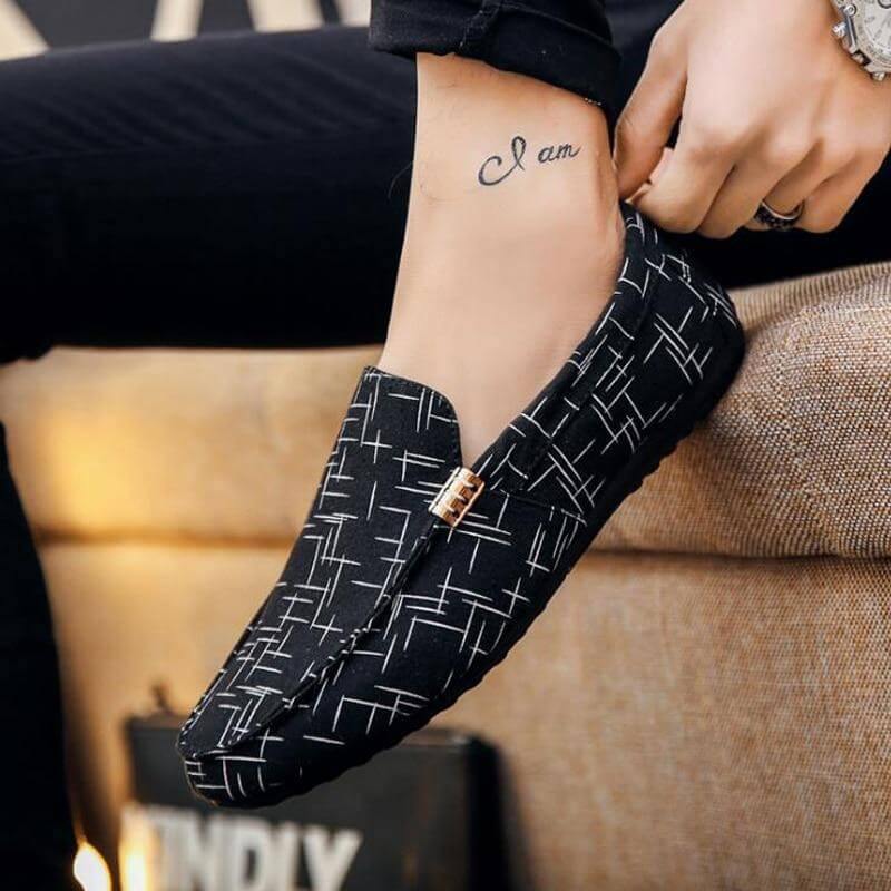 Designer Canvas Seasonal Slip-on Men Casual Shoes - Image 5