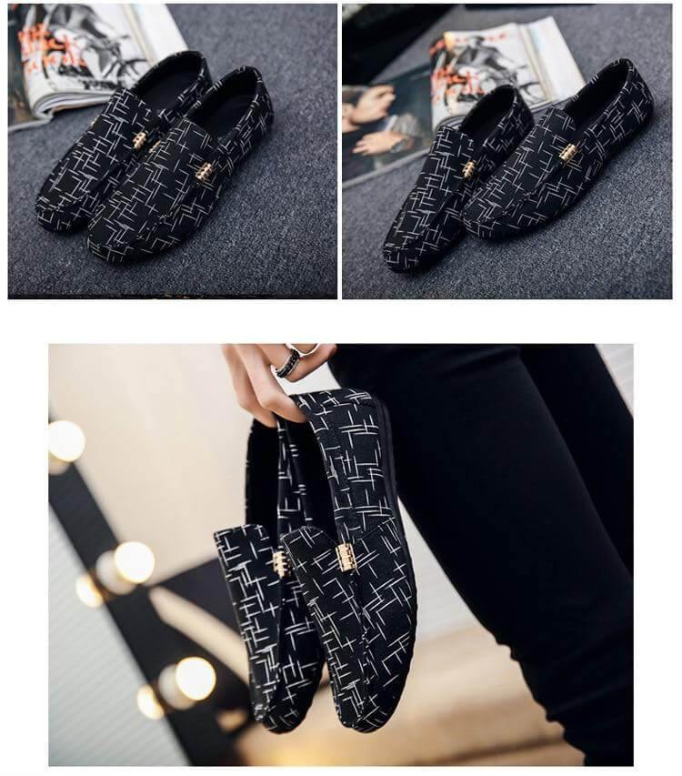 Designer Canvas Seasonal Slip-on Men Casual Shoes - Image 7