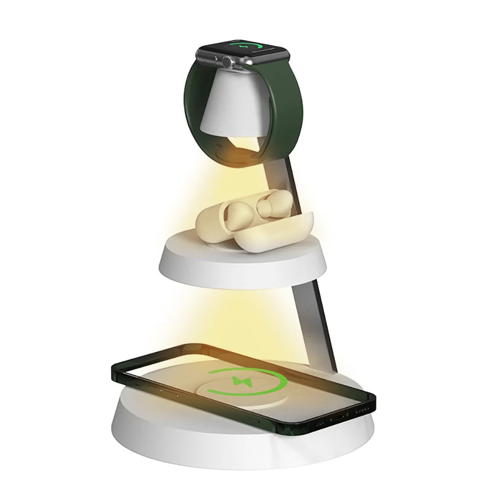 Desktop Powerhouse Multi-Device Wireless Charger Stand - Image 7