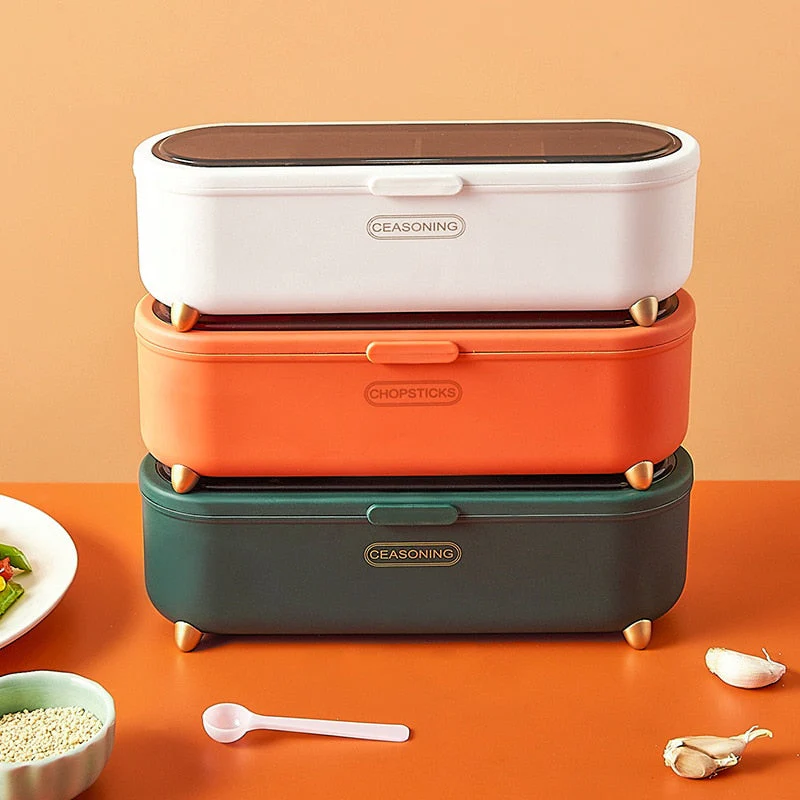 Detachable Kitchen Storage Seasoning Box - Image 2