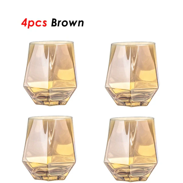 Diamond Shaped Clear Glass Pitcher Set - Image 10