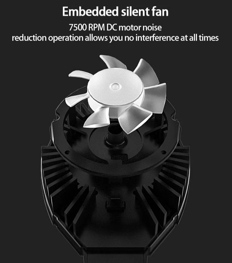 Digital Display Mobile Phone Fan Cooler - Image 4