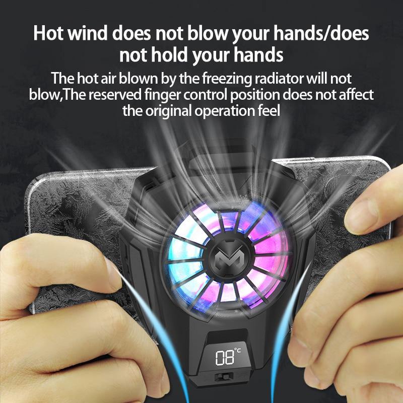 Digital Display Mobile Phone Fan Cooler - Image 6