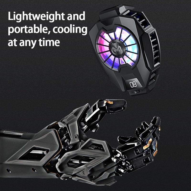 Digital Display Mobile Phone Fan Cooler - Image 8