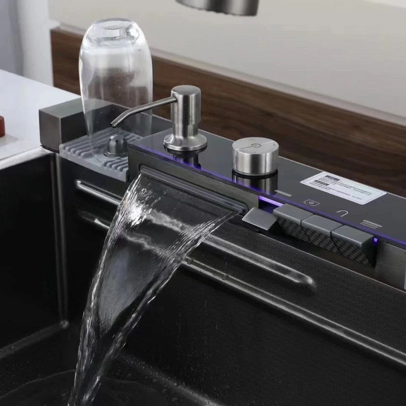 Digital Display Rain Flow Faucet Multifunctional Smart Sink - Image 5