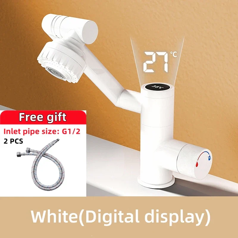 Digital Display Rotatable Japanese Style Bathroom Faucet - Image 10