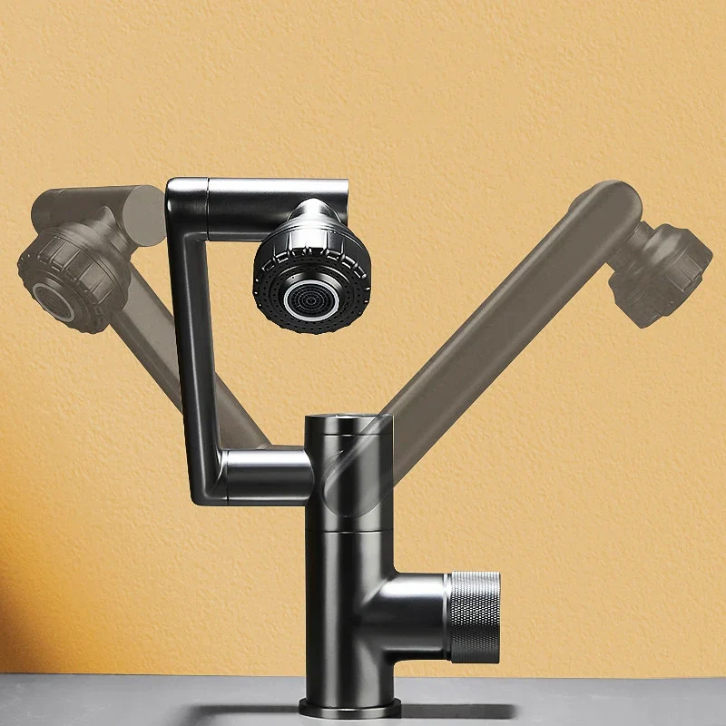 Digital Display Rotatable Japanese Style Bathroom Faucet - Image 4